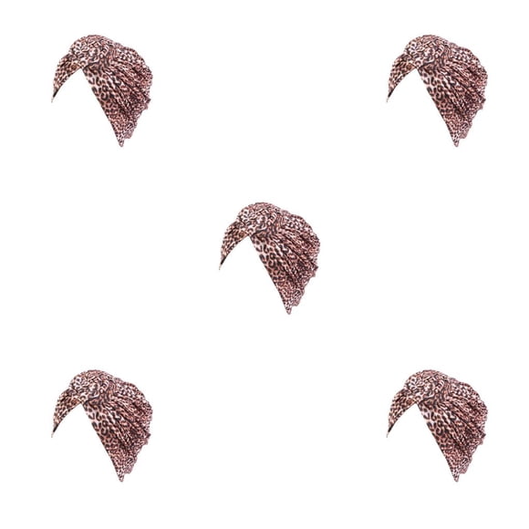 Qarigey Sombrero de estilo bohemio con nudo turbante, cubierta de protección solar, accesorios anchos para el cabello, gorros de pérdida de Type2 NO2