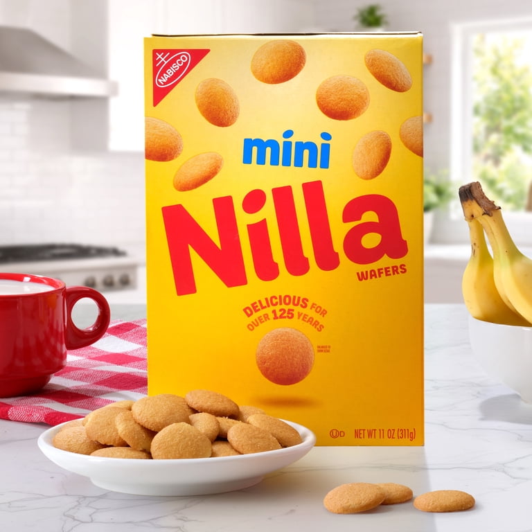 NILLA, Wafers Mini Cookies, 11 oz, Vanilla Flavored Snack