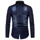 thumbnail image 2 of Blusa y camisa de manga larga con cuello vuelto para hombre Camisa formal con estampado de color N Blusa de manga larga con cuello vuelto Camisa para hombre Blusa, 2 of 3