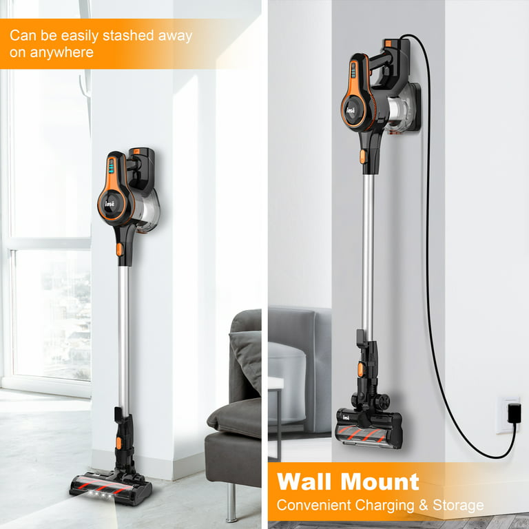 Finether Cordless Stick Vacuum Cleaner with 5 Attachments Wall-Mount for  Multiple Surfaces - Bed Bath & Beyond - 28001898