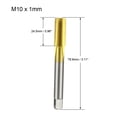 thumbnail image 2 of Unique Bargains Metric Taps M10 x1 H2 Right Hand Thread Plug Ti-coated for Threading Tapping, 2 of 4