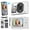 white, variant on Digital Camera 5K 80MP 18X Zoom with Dual Screen Vlogging Camera, Autofocus WiFi Compact Camcorder Face Detection Beauty Mode for YouTube TikTok Content Creator 64GB Card & 2 Batteries Black