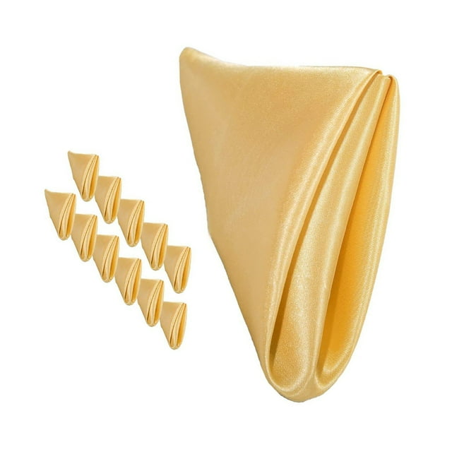 kurtrusly 20pack/lot Fashionable Table Napkins For Wide Range Of Applications Easy gold