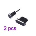 thumbnail image 2 of 2PCS/Set Metal Charging Port + Earphone Port Dust plug for Android ;Mobile Plug Replacement for Android Mobile Phone 3.5mm Headset Stopper, 2 of 9