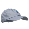 thumbnail image 5 of Skiing Embroidered Unstructured Washed Cap - Grey OSFM, 5 of 5