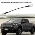 thumbnail image 2 of Rear Tailgate Cables Lift Gate Support Straps Pickup Replacement for Toyota Tacoma 1995-2003 65770-04030 Black, 2 of 7