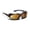 Dark Tortoise, variant on 7eye Bora Wind-Blocking Padded Sunglasses for Outdoors, Copper Lenses, Glossy Black