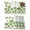 White Light Green, variant on Placemats Set of 8, St. Patrick's Day Woven Placemat, Linen Place Mats for Kitchen/Dining Tables, Spring Sage Green Four Leaf Grass Washable Table Mats for Party