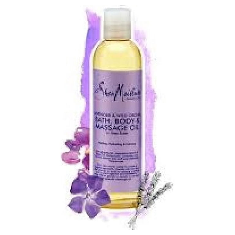 SheaMoisture Calming Bath Body Oil, Lavender & Wild Orchid, 8 oz photo 2
