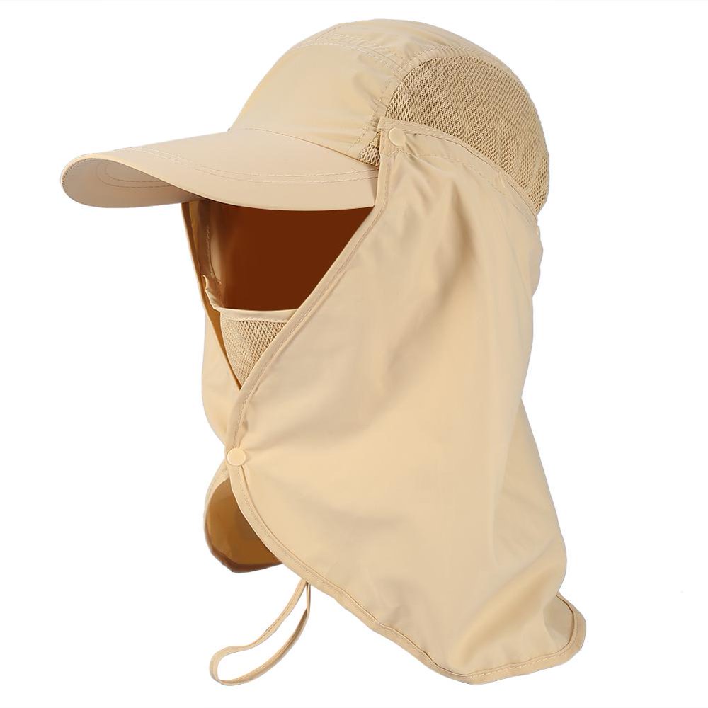 Mgaxyff Sun Protection Hat,5Colors Outdoor Fishing Hiking Hunting Ear Face Flap Neck Cover Sun