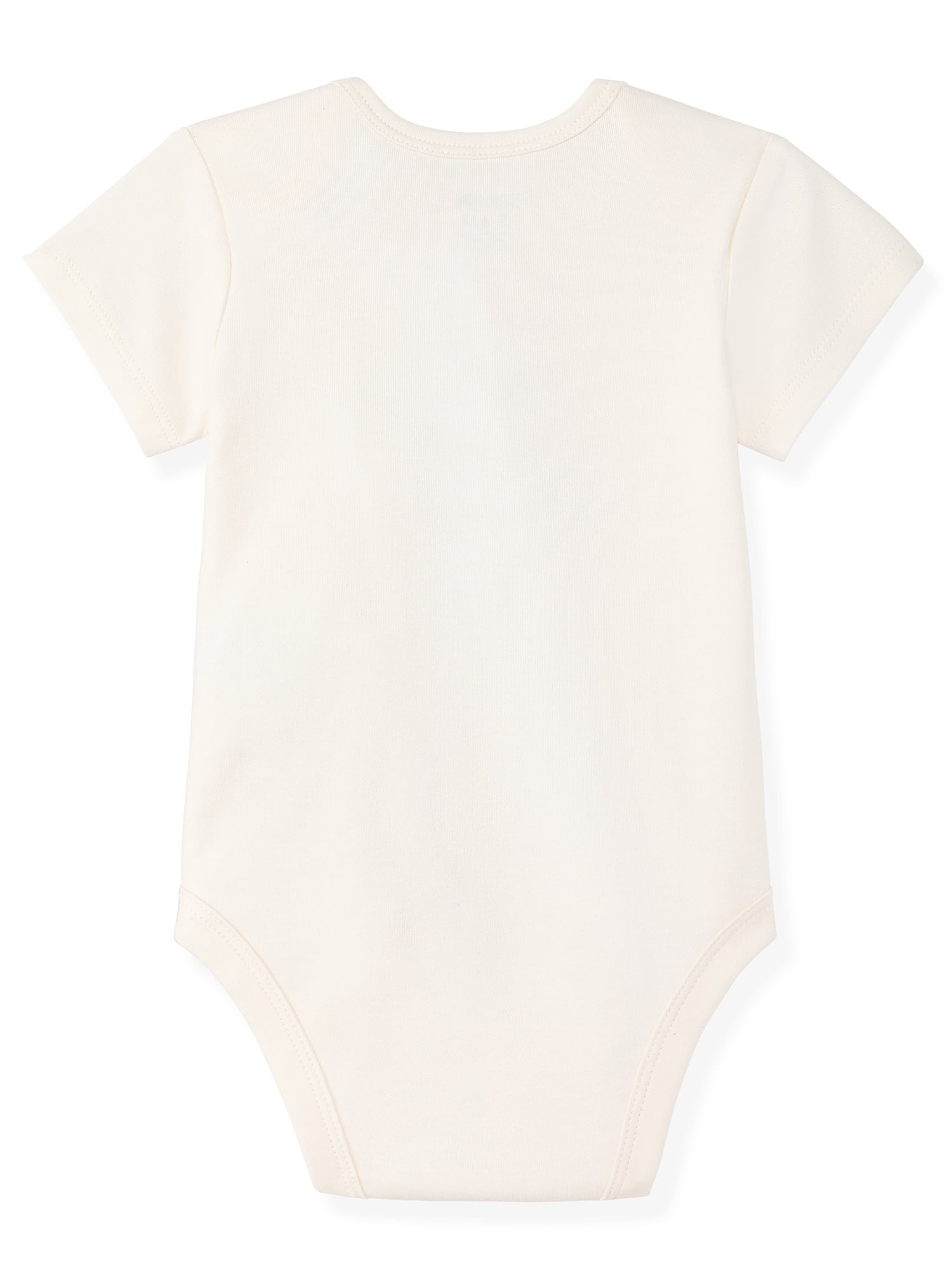 Garanimals Newborn & Baby Boy Cotton Lap-Shoulder Short-Sleeve Bodysuit, Sizes 0–24M
