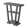 thumbnail image 1 of Convenience Concepts Newport Table Console « V » en Fini Bois Gris, 1 of 6