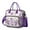 Purple-17, variant on Spring Daisy Print Cooler Bag - Large Leakproof & Insulated Lunch Tote, Waterproof Boho Floral Picnic Bag with Multi-Pocket