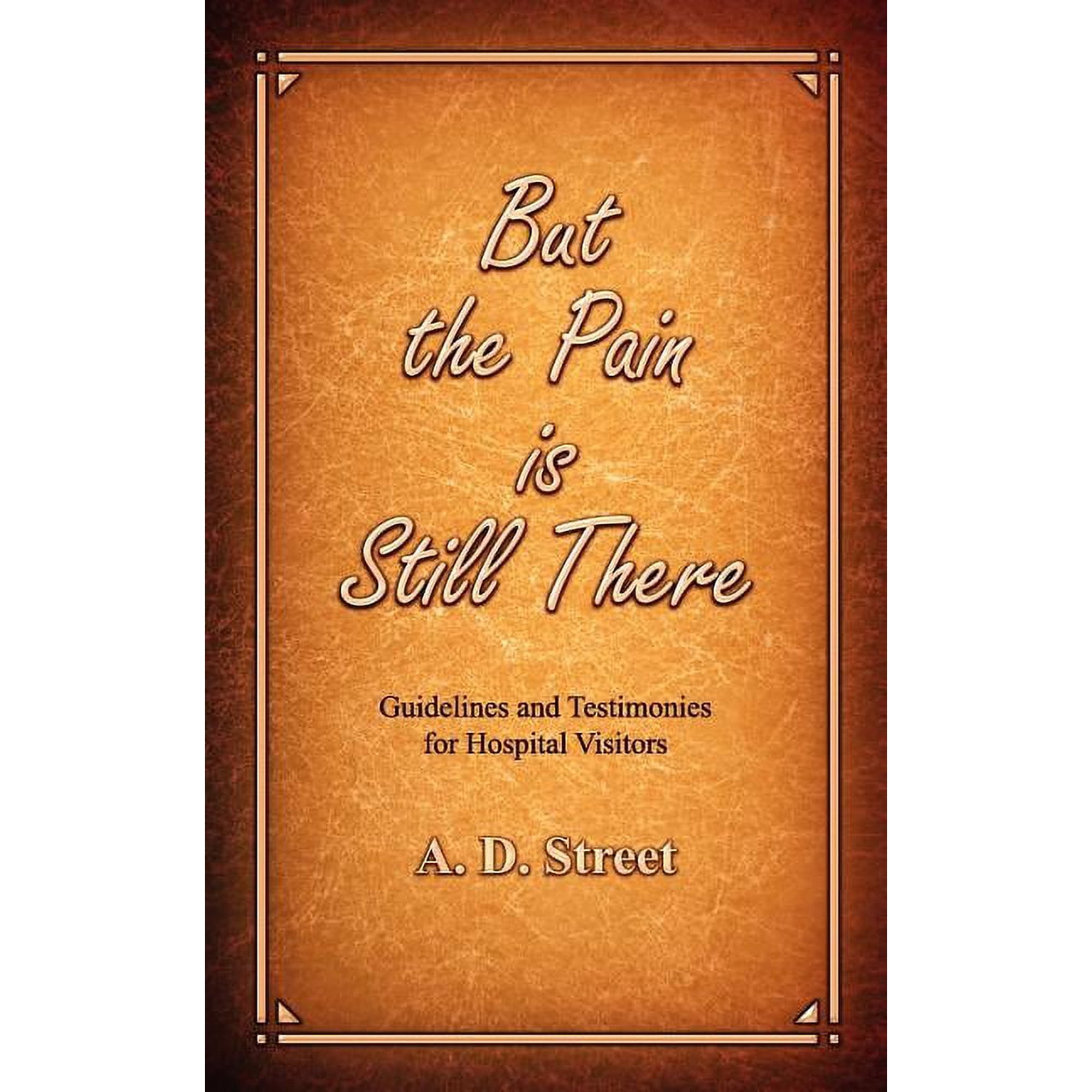 But the Pain Is Still There: Guidelines and Testimonies for Hospital Visitors (Paperback)