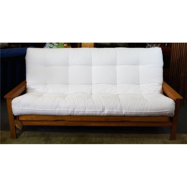 Naturally Sleeping CCO04K 6 in. Organic Cotton & Wool King Size Futon
