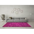 thumbnail image 3 of Ahgly Company Indoor Square Abstract Pink Modern Area Rugs, 3' Square, 3 of 4