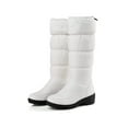 thumbnail image 1 of Gomelly Womens Knee High Snow Boots Pull On Waterproof Winter Boots Non-Slip Outdoor Shoes White 7, 1 of 9