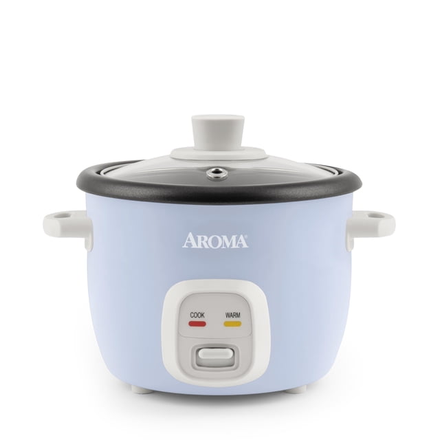 Hervidor de arroz y cereales Aroma Housewares ARC-302NGBL, 1 litro, azul