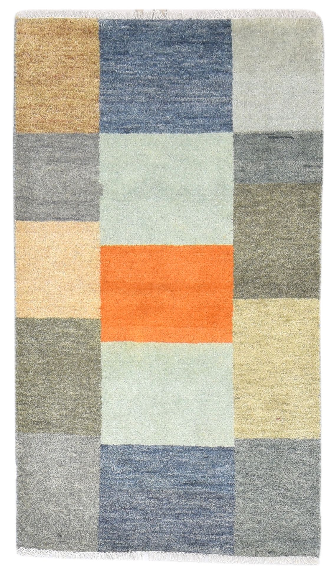Small Multicolour Rug Wool Multi Color Rug 3' X 5' Persian Hand Knotted Gabbeh Tribal Small ...