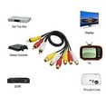 thumbnail image 4 of Cable repartidor audio vídeo 3 RCA macho versus 6 RCA hembra - Adaptador AV compuesto para TV, DVD, decodificador, etc. - 0,3 m., 4 of 4