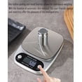 thumbnail image 2 of Kitchen electronic scale - precise, small-sized, high-precision gram scale, electronic scale made of stainless steel, for medicinal herbs and coffee roasting.,10kg-1g -Silver, 2 of 8