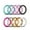 Multi-color, variant on Opolski 10Pcs Women Fashion Silicone Wedding Band Ring Jewelry Solid Color Party Gift
