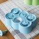 thumbnail image 1 of Molde para helado azul [6 cavidades], bandeja para cubitos de hielo con 6 celdas de silicona, herramienta de cocina de grado alimenticio, sorbete de helado para paletas para niños y adultos, 1 of 5