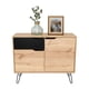 thumbnail image 3 of Mesa Auxiliar Recibidor Cleo Café Claro y Wengue Virtual Muebles, 3 of 6