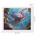 thumbnail image 2 of Diamond Art Kits for Adults, Cute Underwater AxolotlDiamond Painting Kits for Beginners, Frameless Round 5D Full Drill Diamonds Art Pictures Gem Art Crafts Home Decor Gifts, 2 of 8