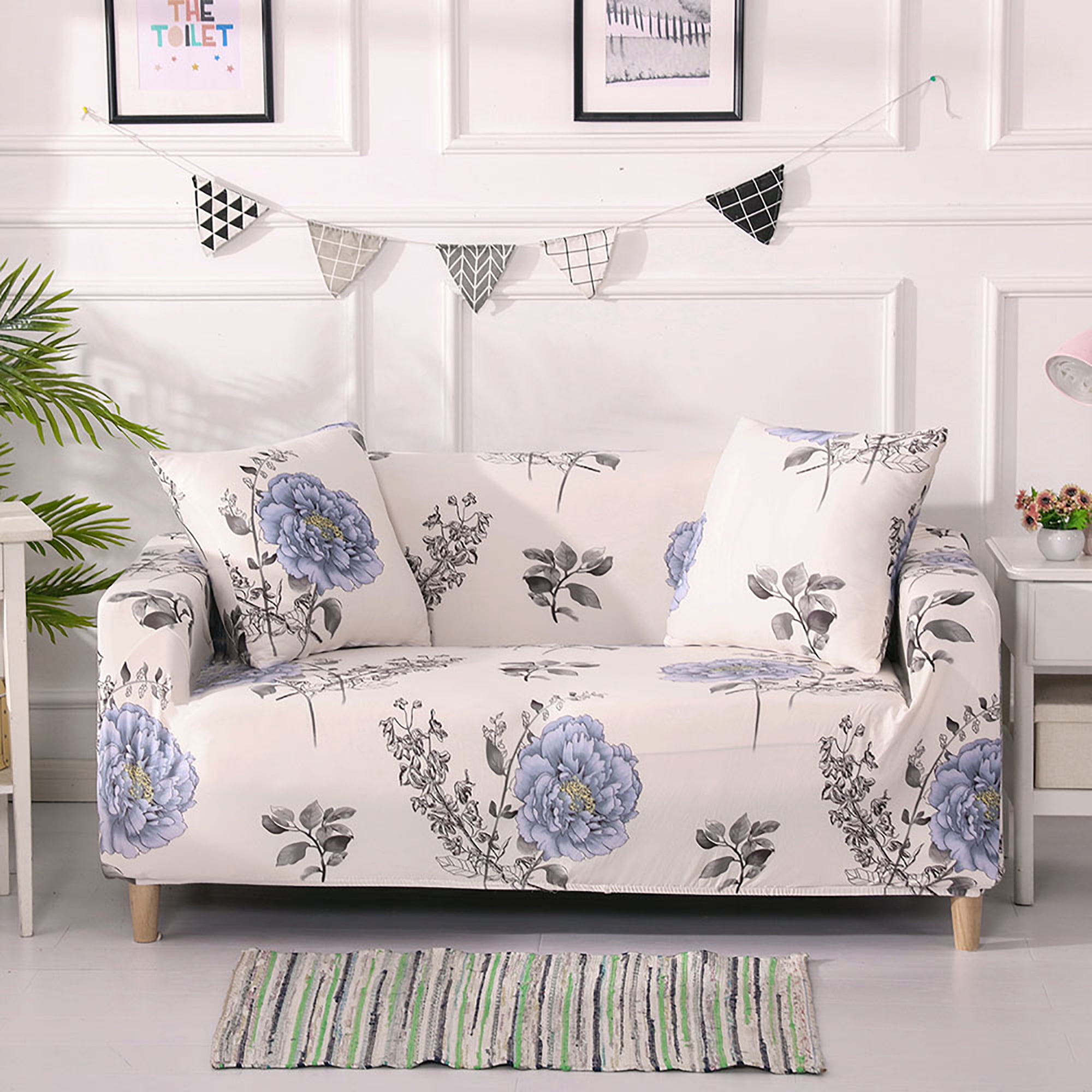 Details about   1/2/3 Seater Sofa Seat Covers Couch Slipcover Cushion Elastic Settee Protector 