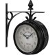 thumbnail image 1 of Double-sided Wall Clock Station Clock Garden Clock Double-sided Clock Time Indicator 33 X 30 X 10 Cm, 1 of 4
