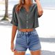 thumbnail image 2 of Vestidos Casuales Para Mujer, Blusas De Mujer De Moda Camisetas sueltas de verano de manga corta informales para mujer, 2 of 4