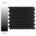 thumbnail image 3 of SomerTile Metro Hex Matte Black 10-1/4 in. x 11-3/4 in. x 5 mm Porcelain Mosaic Tile (8.65 sq. ft. / case), 3 of 7