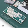 thumbnail image 3 of K87 Gaming Keyboard 3-mode Connection Hot Swappable RGB Backlit Keyboard for Laptop PC Green K87rgb Red-axis, 3 of 5