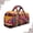 Style C, variant on Hippie Van Quilted Duffle Bag, Bus Shaped Tote Bag Hippie Journey Quilted Duffle Bag, Vintage Floral Travel Weekender Bag Gym Bags