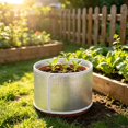 thumbnail image 7 of Limei Winter Plant Pot Insulation Cover Weather Outdoor Plant Shield 5pcs Plant Pot Thermal Cover Aluminum Foil Insulation Wrap for Flower Pots for Winter, 7 of 7