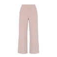 thumbnail image 4 of StSilkitty Striped Casual Capris for Womens High Waist Elastic Wide Leg Capri Pants Beach Vacation Cropped Trousers with Pockets, 4 of 5