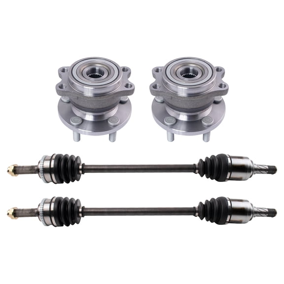 TRQ Rear Suspension & Drivetrain Kit For 03-06 Subaru Baja 01-04 Legacy Outback PSA81096