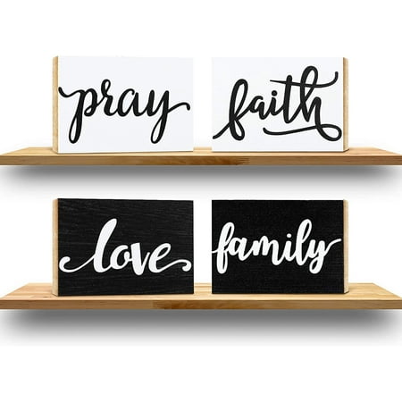 Wood Signs Inspirational Words Art, Inspirational Wooden Signs For Home