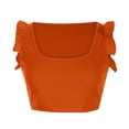 thumbnail image 3 of Tops sin mangas de chaleco de color sólido con cuello redondo a la moda para mujer Fridja  qr3964, 3 of 7