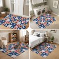 thumbnail image 5 of Area Rugs 3'x5', Summer Nautical Carpet Runner Indoor Outdoor Rugs Home Decor Aesthetic, Coastal Starfish Crab Vintage Patchwork Non Slip Mats Washable Accent Rug for Living Room Bedroom, 5 of 8
