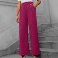 thumbnail image 3 of REALiKUN Wide Leg Dressy Pants High Waisted Work Business Casual Slack Summer Flowy Palazzo Trousers with Pockets, 3 of 8