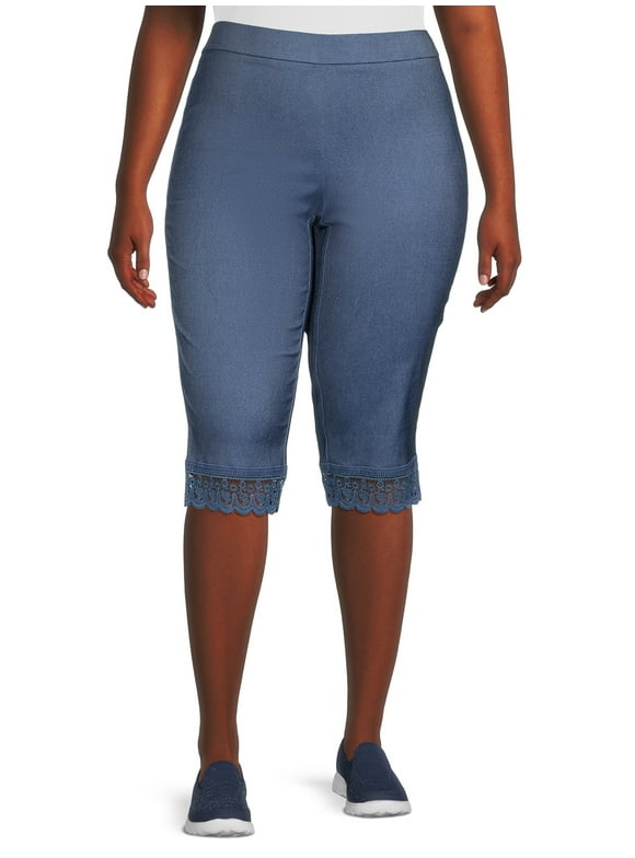 Plus Size Swim Capris