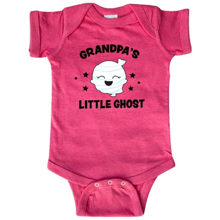 

Inktastic Cute Grandpa s Little Ghost with Stars Gift Baby Girl Bodysuit