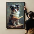 thumbnail image 6 of Miniature American Shepherd Decor Poster Unframe, Miniature American Shepherd Dog Canvas Wall Art, Dog Reading Book Canvas Print Painting Poster Wall Decor Dog Lovers Gifts, 6 of 6