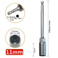 thumbnail image 1 of MYG 1PC 150mm Hexagon Nut Driver Drill Bit Adapter Socket Wrench Extension Sleeve, 1 of 8