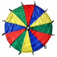 thumbnail image 1 of Juguete de paracaídas Play Parachute GSi para niños Rainbow de 12 pies con bolsa, 1 of 7