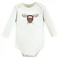 thumbnail image 3 of Hudson Baby Cotton Long-Sleeve Bodysuits, 3- Pack, Newborn- 24 Months, 3 of 5