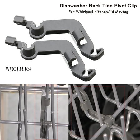 Hot Tub Clips W10082853 Dishwasher Tine Pivot Clip For Whirlpool