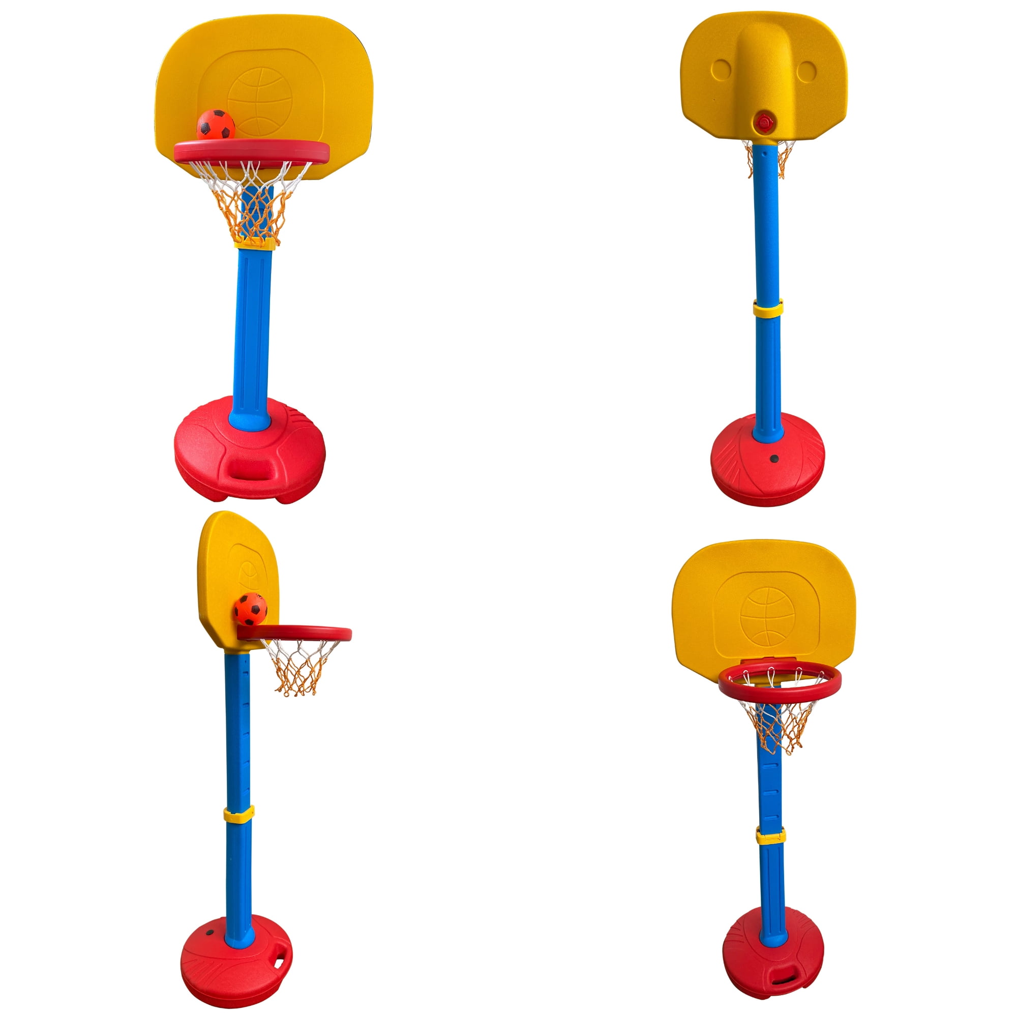 Sports Easy Score Toy Basketball Hoop with Ball, Height Adjustable